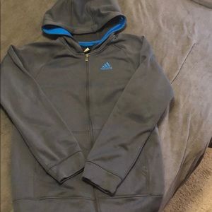 Never worn gray Adidas hoodie!